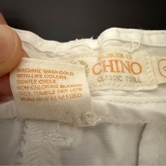 J Crew Shorts 4.5'' Womens Sz 8 White Chino Distressed Coastal Beach Summer - Picture 11 of 14